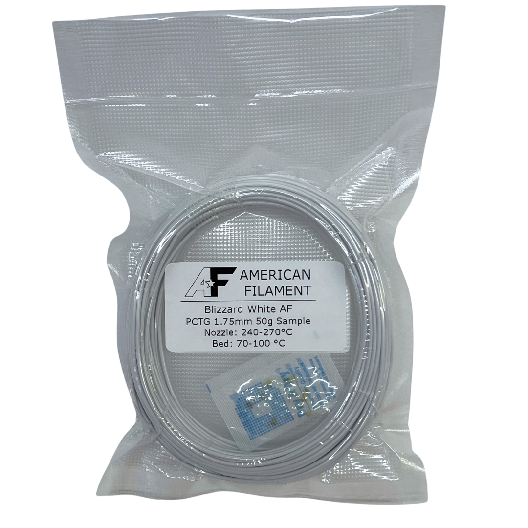 Blizzard White AF 1.75mm PCTG Filament